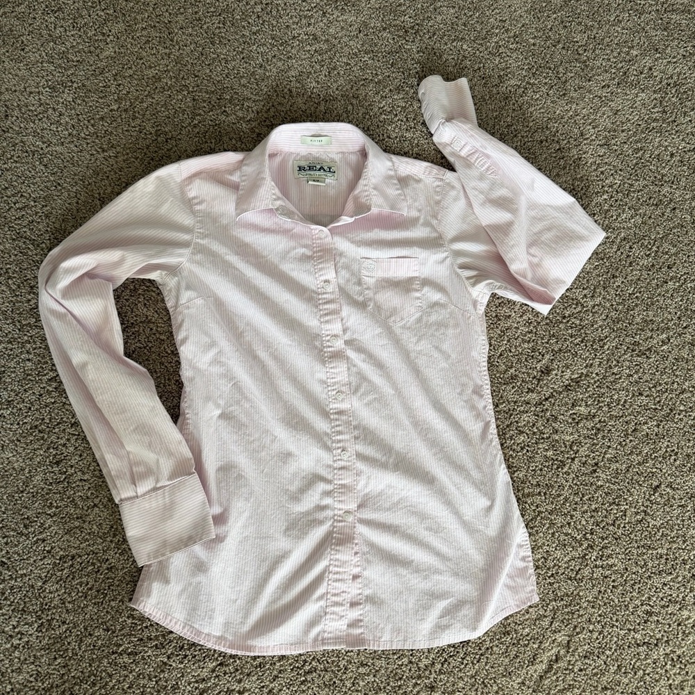 Ariat Women's Pink Button Down Shirt